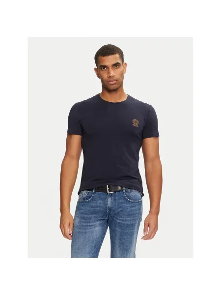 Versace Majica Mornarsko Regular Fit modra