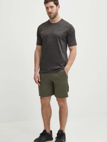 Under Armour Tech Vent SS pánske tréningové tričko čierne sivá