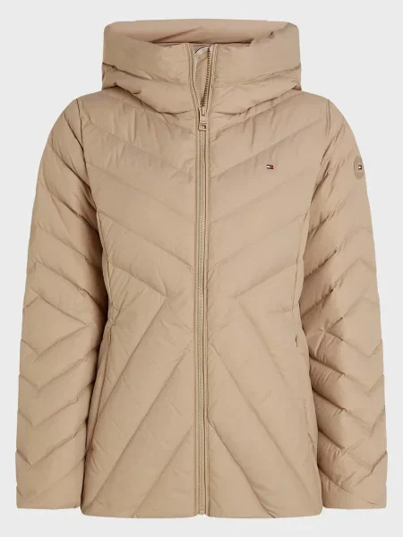 Пуховик Tommy Hilfiger бежевий
