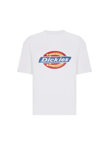 DICKIES Tricou azuriu / portocaliu somon alb