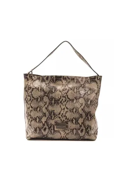 Torebka skórzana Pompei Donatella skórzana brązowa