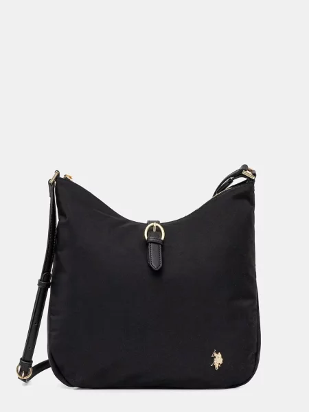 U.S. Polo Assn. klasična torbica HOUSTON črna