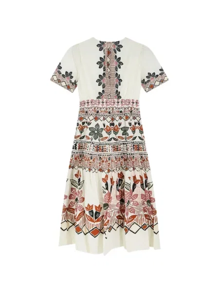 Scurt rochie maxi Farm Rio alb