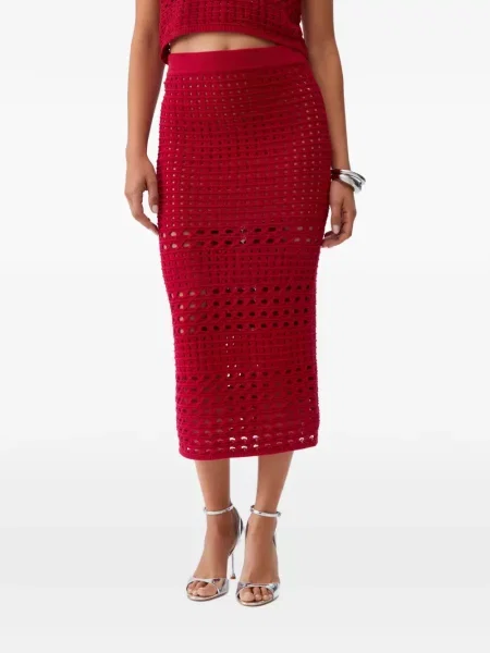 Spódnica midi Liu Jo czerwona