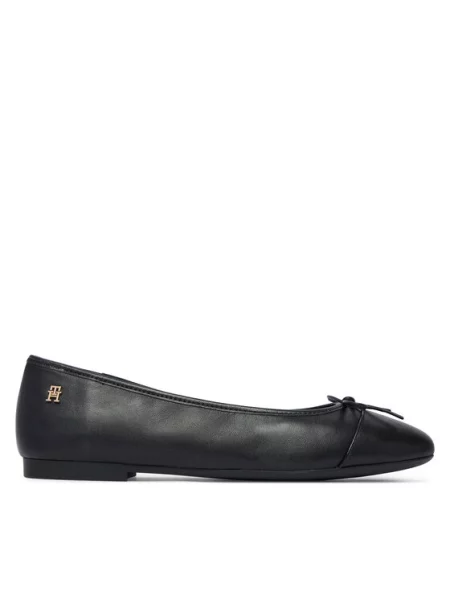 TOMMY HILFIGER Balerinke črna
