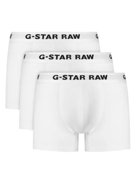 G-STAR Boxeralsók világosszürke / fekete fehér