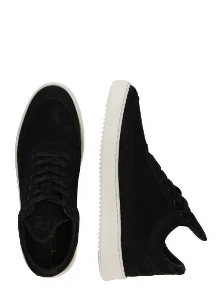Filling Pieces adidași din nubuc Low Top Ripple Nubuck negru