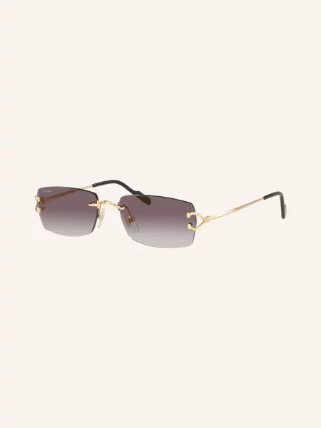 Cartier Akcesoria Mężczyzna ONE SIZE Okulary przeciwsłoneczne bez oprawek żółty