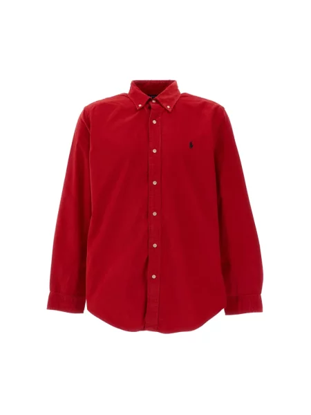Koszula Polo Ralph Lauren sztruksowa czerwona