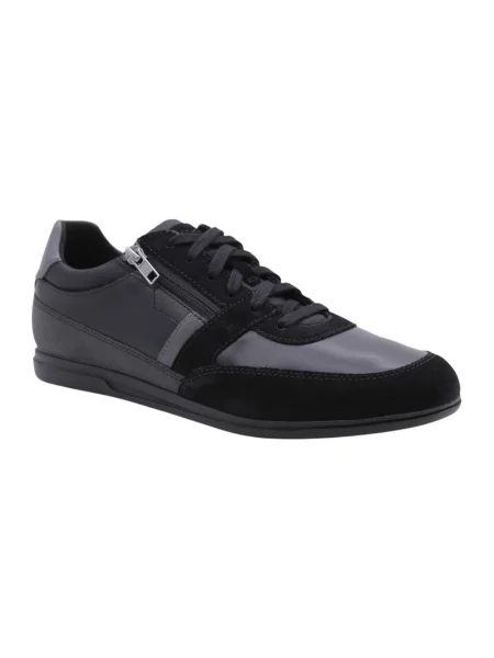 Sneakersy Geox skórzane czarne