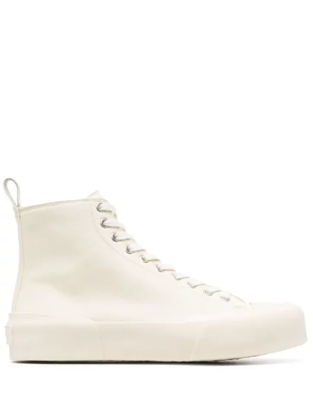 Sneakerși Jil Sander de culoare solidă