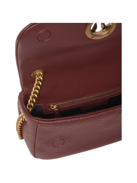 Pinko crossbody kabelka dámska kožená hnedá