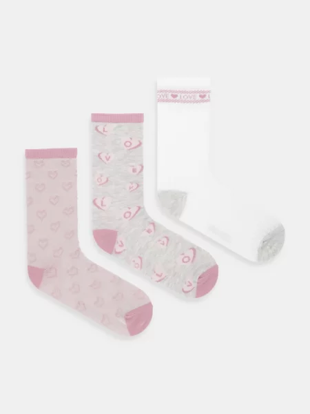 Чорапи women'secret 3 чифта розово