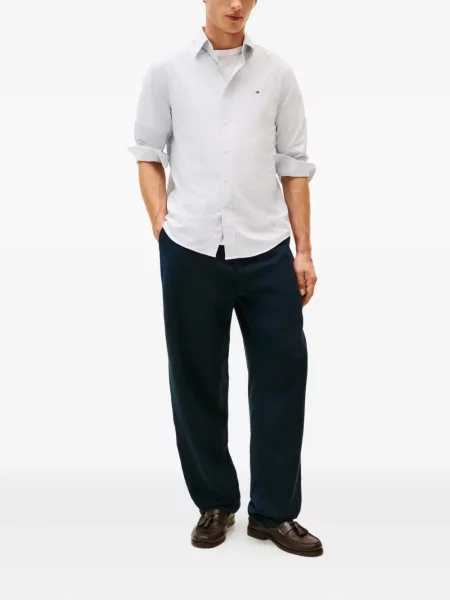 Lung cămașă Tommy Hilfiger alb
