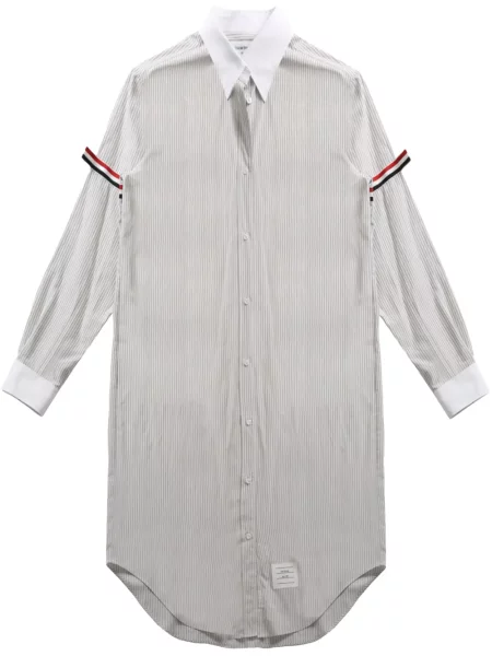 Rochie tip cămașă Thom Browne gri