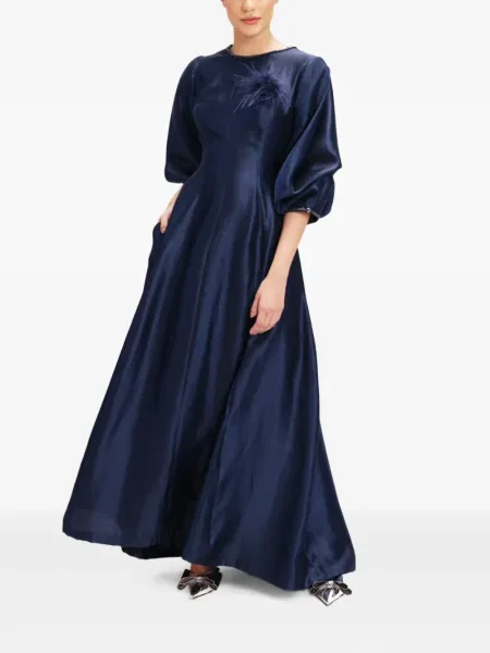 Sukienka Baruni garniturowa niebieska