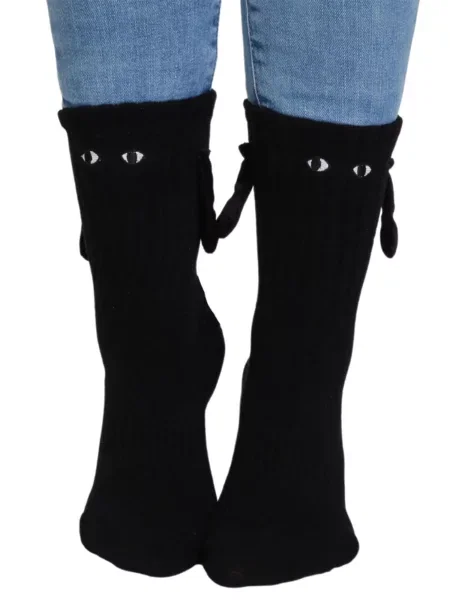 Sokisahtel Čarape MAGNET socks with magnetic hands' crna