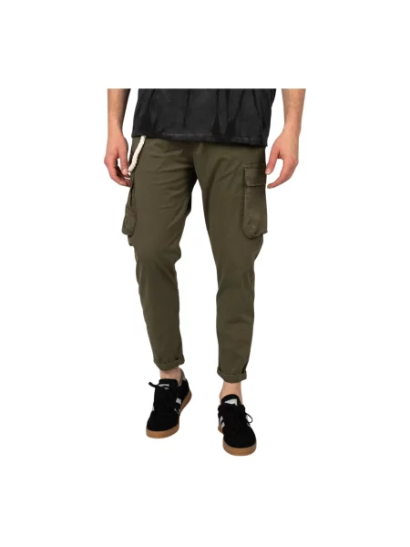 Spodnie Xagon Man eleganckie zielone