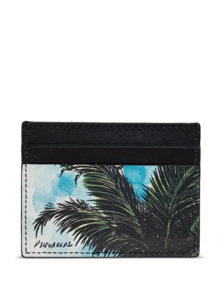 Portofel Dsquared2 cu imagine negru