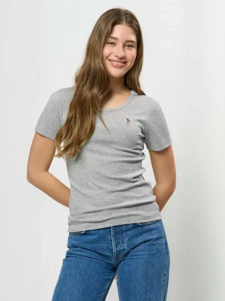 U.S. POLO ASSN. Top UWCarola amestecat gri