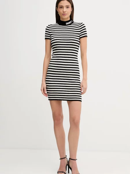 Dkny sukienka czarna