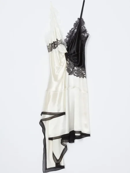 Sukienka 3.1 Phillip Lim asymetryczna garniturowa biała