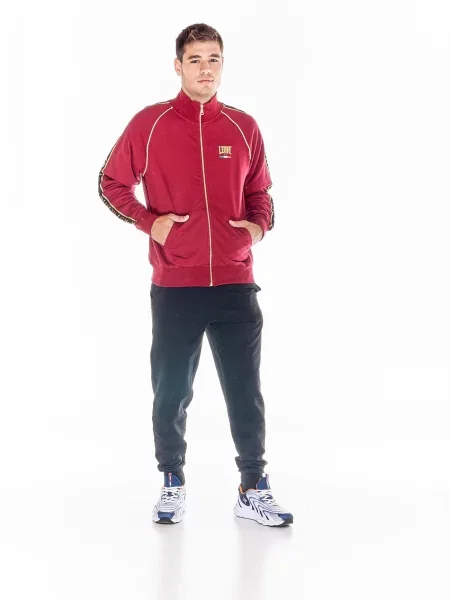 Dres zapinany na z wysokim kołnierzem linia GOLD czerwony
