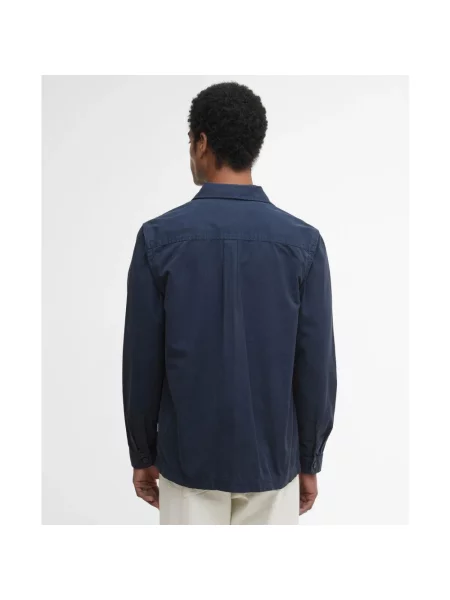 Kurtka koszulowa z czystej bawełny o kroju regular fit model GLENDALE' Barbour niebieska