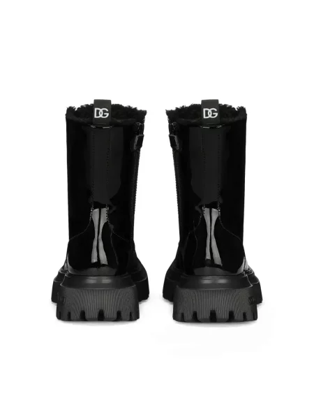 Buty do kostki dziecięce Dolce And Gabbana czarne