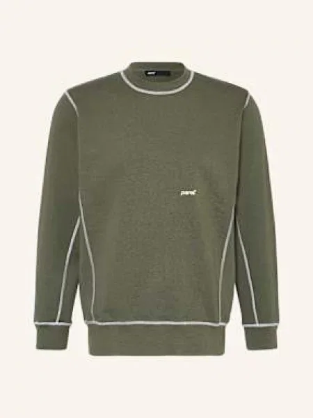 Parel. Bluza Nierozpinana Contrast Crewneck gruen