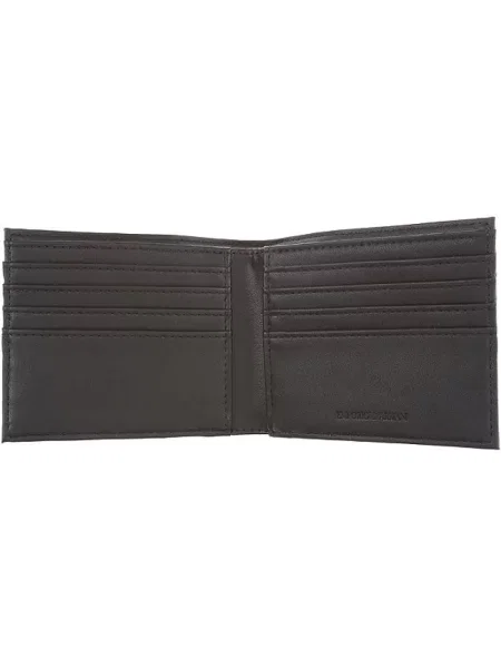 Portfel Emporio Armani skórzany czarny