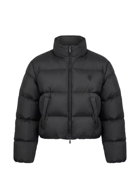 Matlasat geacă Gucci cu dungi negru