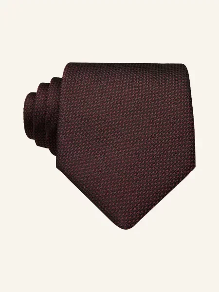 Reiss Kravata Ceremony Z Hedvábí 64 burgundy