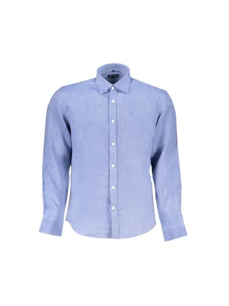 Lniana koszula North Sails niebieska