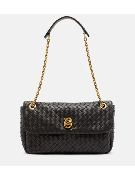 Geantă Bottega Veneta din piele maro