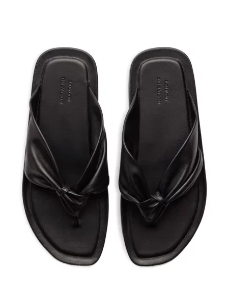 Sandale Loulou De Saison din piele negru