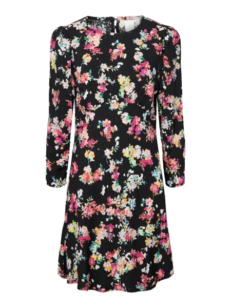 Y.A.S Rochie ALOMA verde jad / magenta / rosé negru