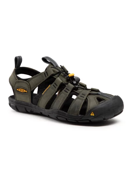 Босоніжки Keen Clearwater Cnx Leather Magnet/Black чорні