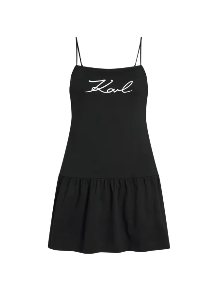 Rochie Karl Lagerfeld cu imagine negru