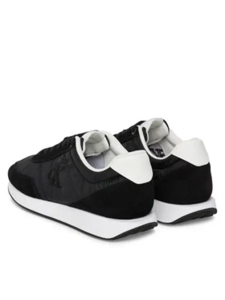 Laisvalaikio batai Calvin Klein Retro Runner Lace Up Nylon Mg juoda