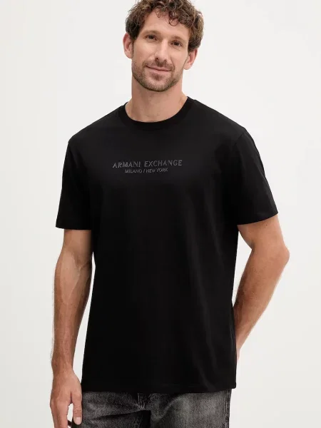 Armani Exchange tričko černé