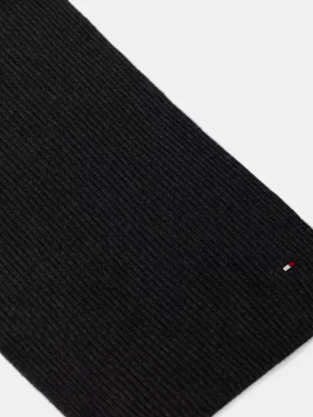 TOMMY HILFIGER Šal črna siva