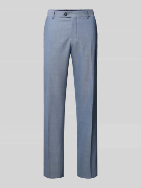 Spodnie garniturowe o kroju slim fit z mieszanki wełny model THEO' Selected Homme