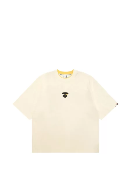 Tricou Aape By A Bathing Ape cu imagine alb
