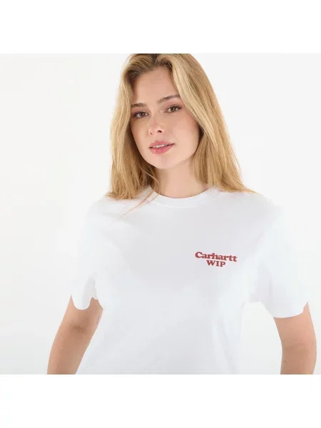 Тениска Carhartt WIP W S/S Spoiled T-Shirt White XS бяло