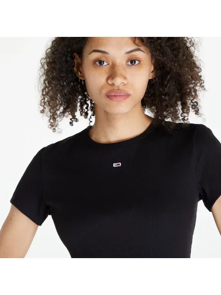 Tommy Jeans Póló tengerészkék / piros fehér fekete