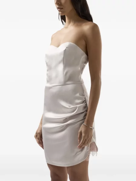 Rochie mini Gcds din dantelă de costum mini roz