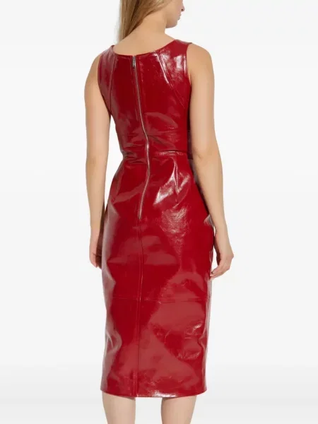 Rochie midi Dsquared2 cu decolteu în V până la genunchi de costum