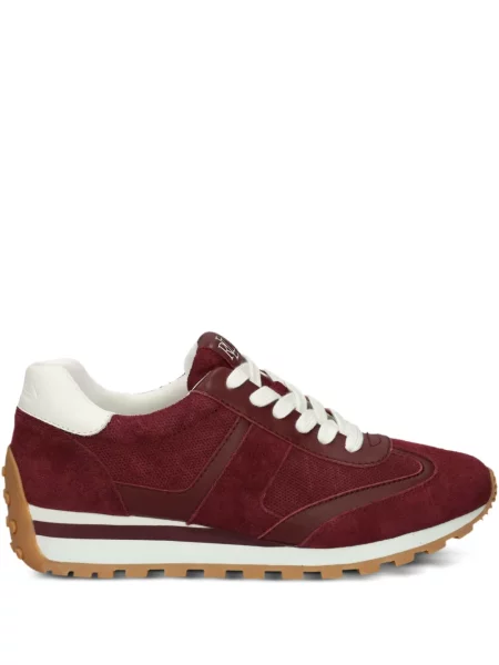 Sneakersy Lauren Ralph Lauren zamszowe czerwone