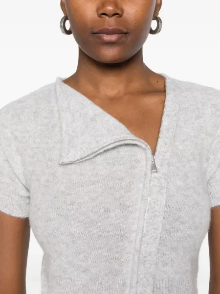Tricou Aya Muse tricotate gri
